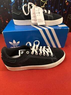 adidas Originals Stan Smith CS Core Black Suede Sneakers